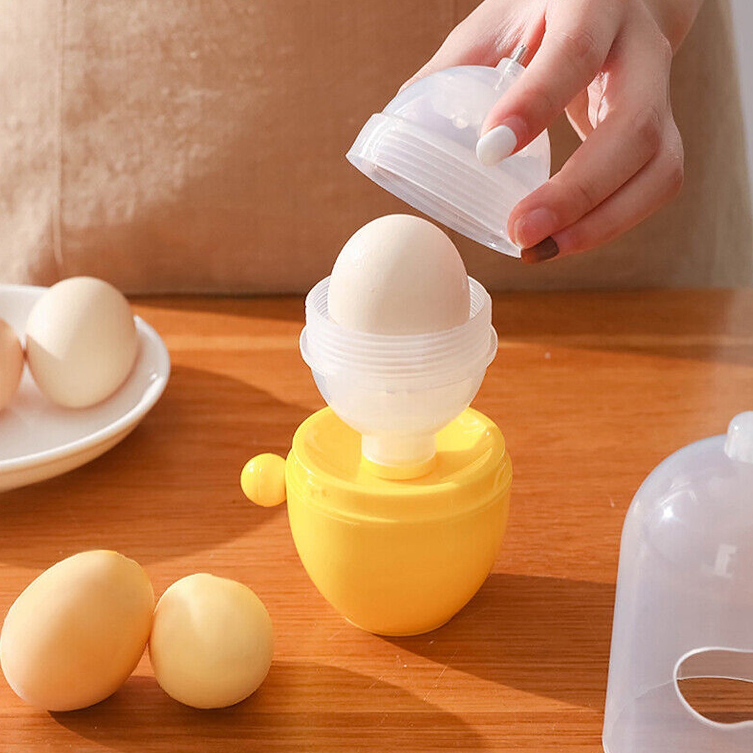 Manual Egg Scrambler and Yolk Mixer