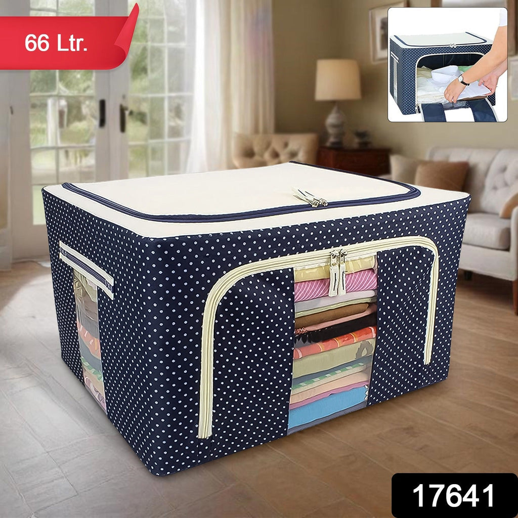 Foldable Steel Clothes Organizer Storage Bag
