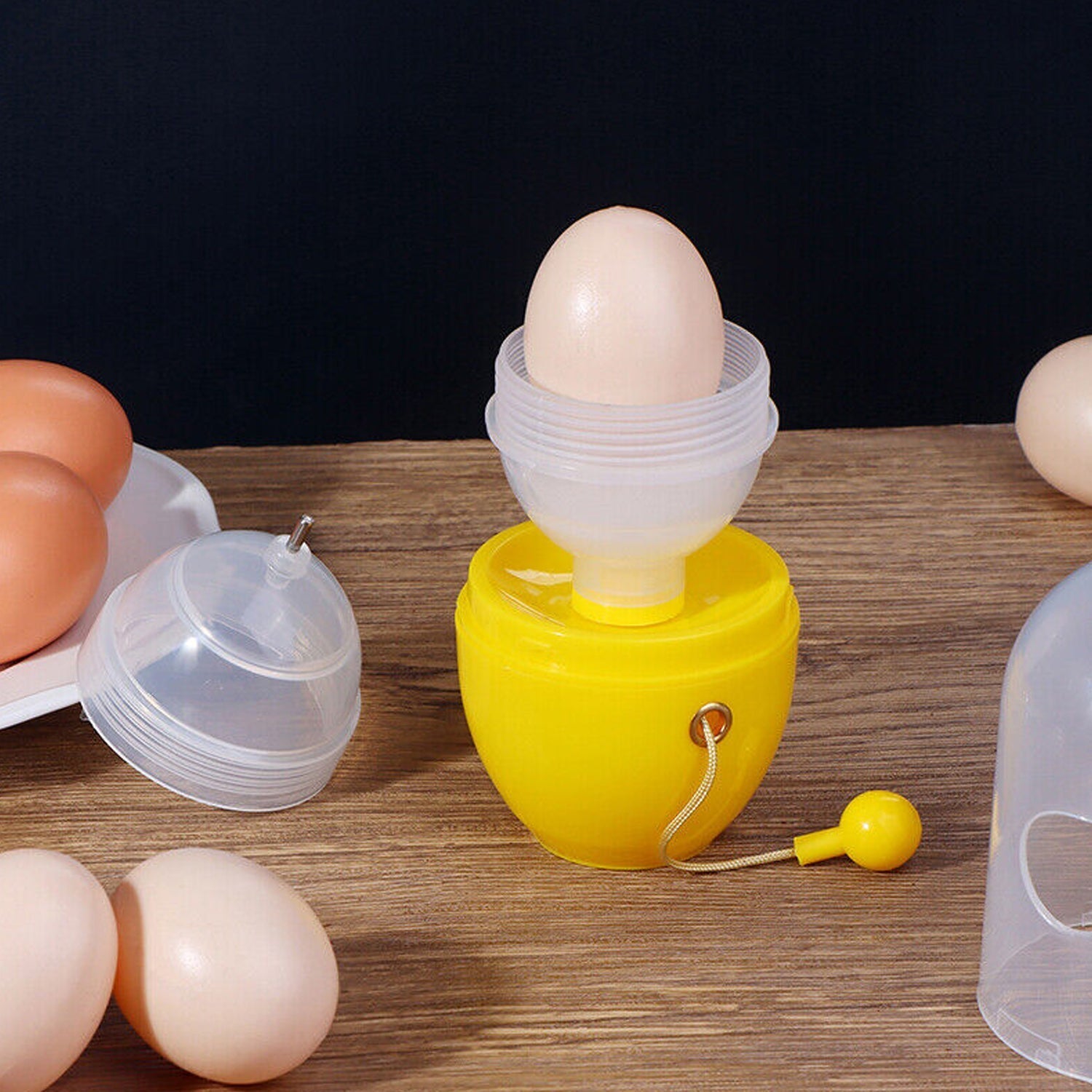 Manual Egg Scrambler and Yolk Mixer