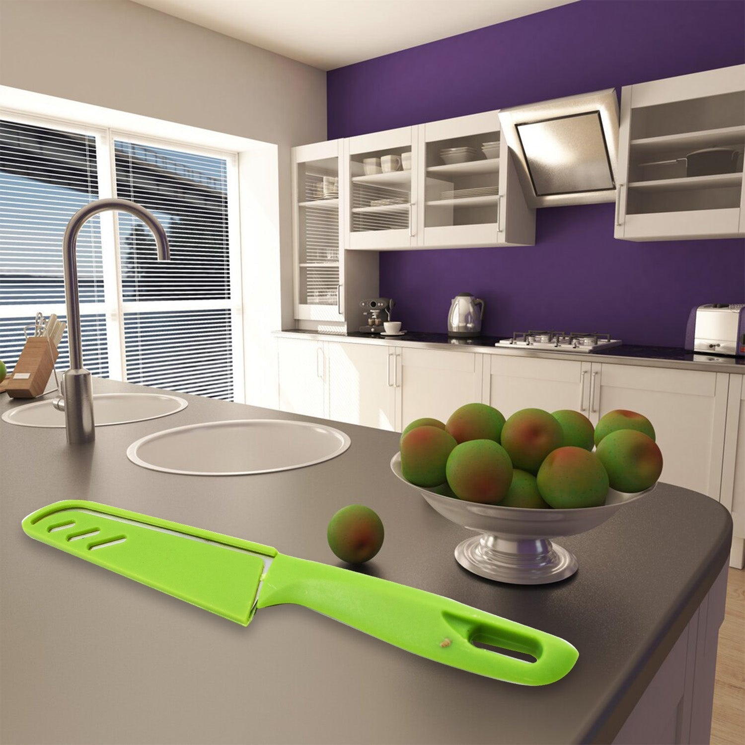 Stainless Steel Knife & Scissors Set