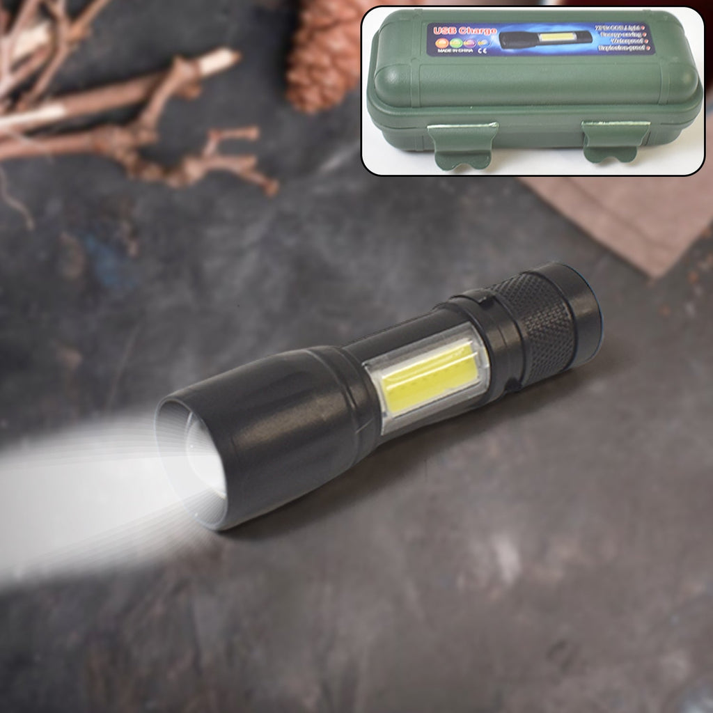 Mini USB Rechargeable Flashlight