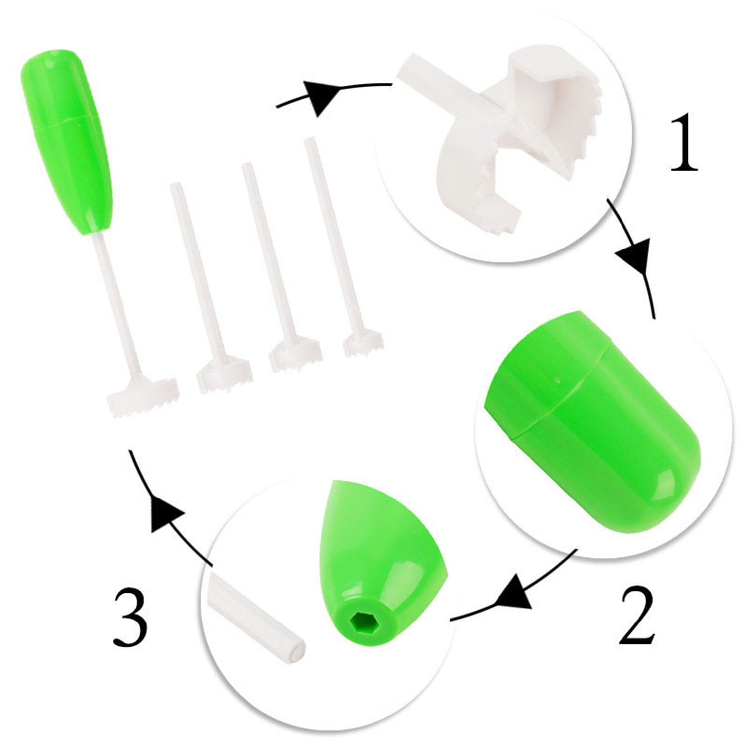 Veg Drill Spiralizer for Stuffed Vegetables