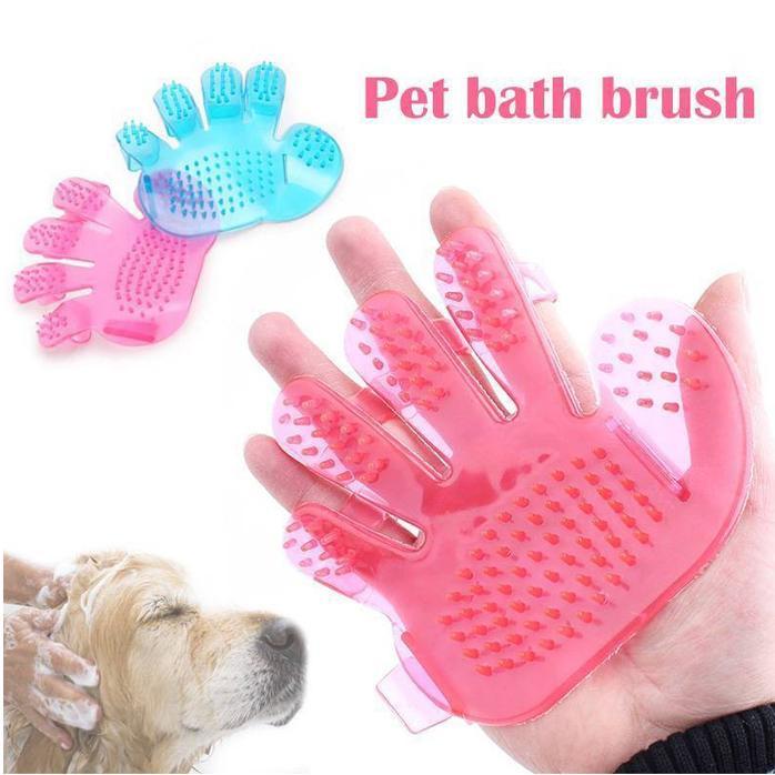 Rubber Pet Cleaning Glove Brush