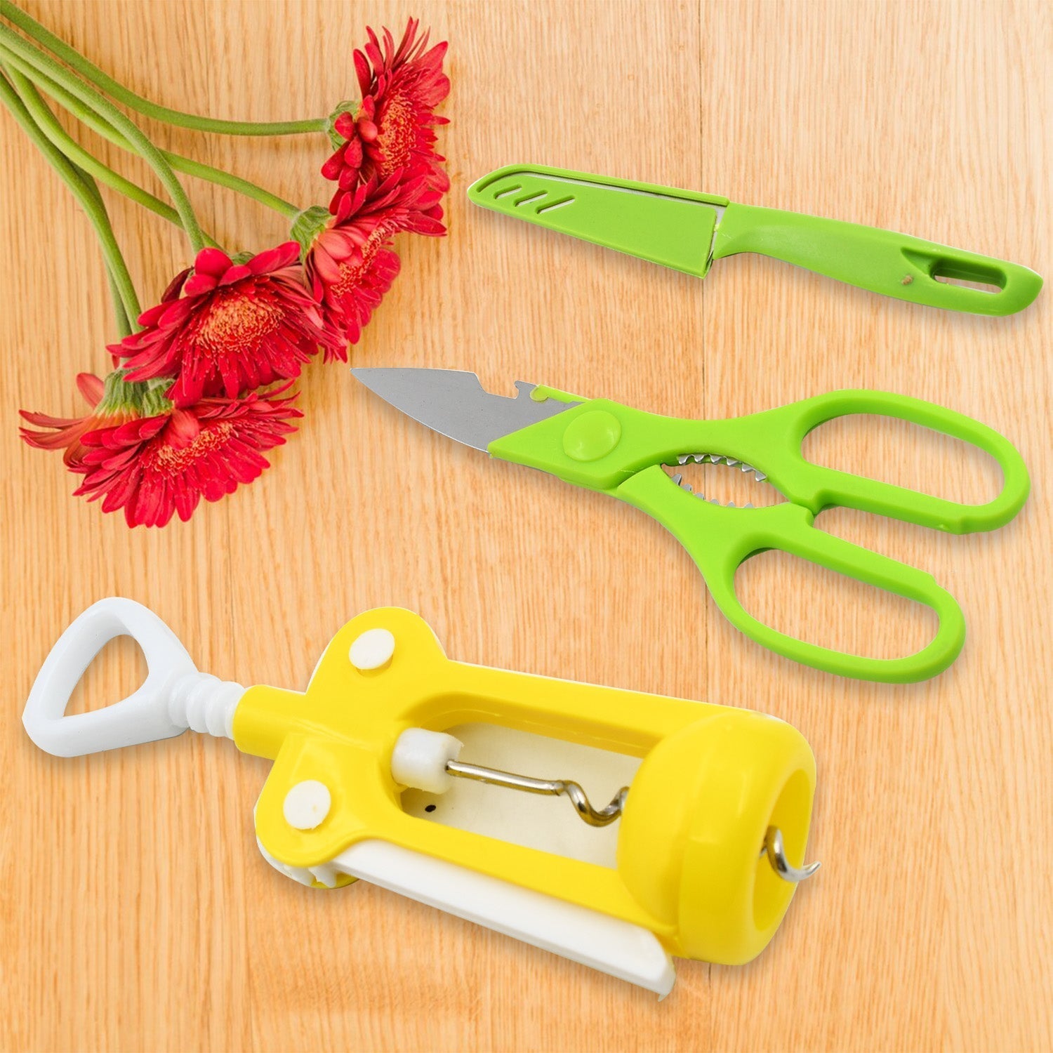 Stainless Steel Knife & Scissors Set