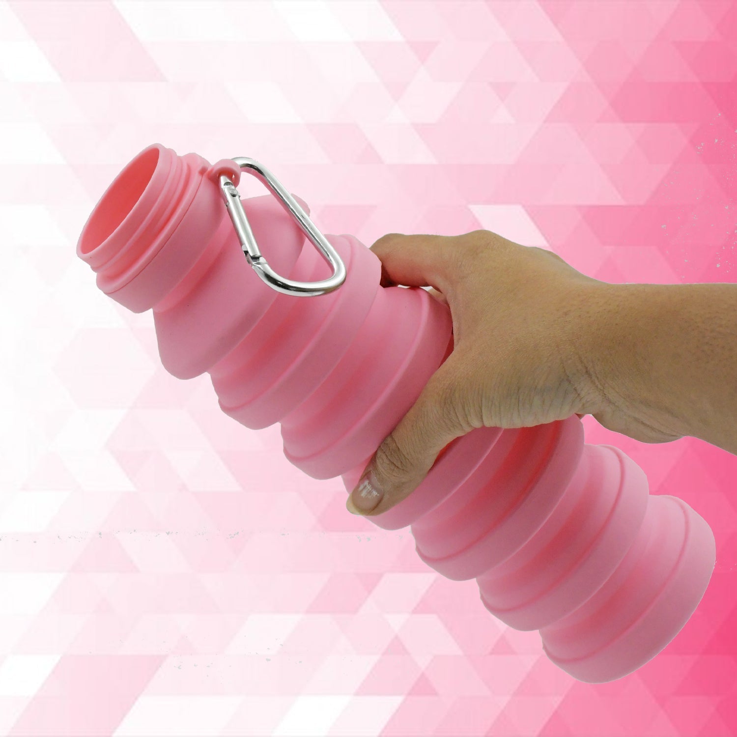 Silicone Foldable Sports Water Bottle