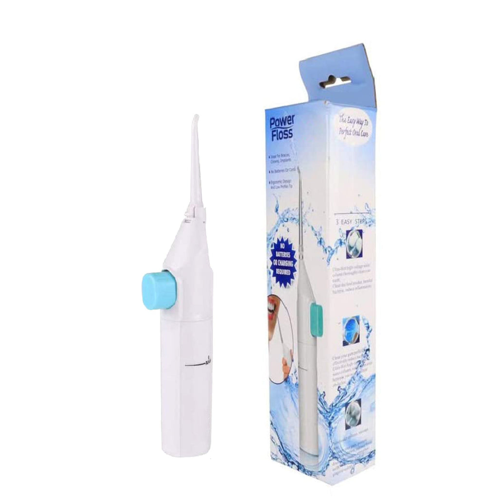Portable water flosser for dental hygiene
