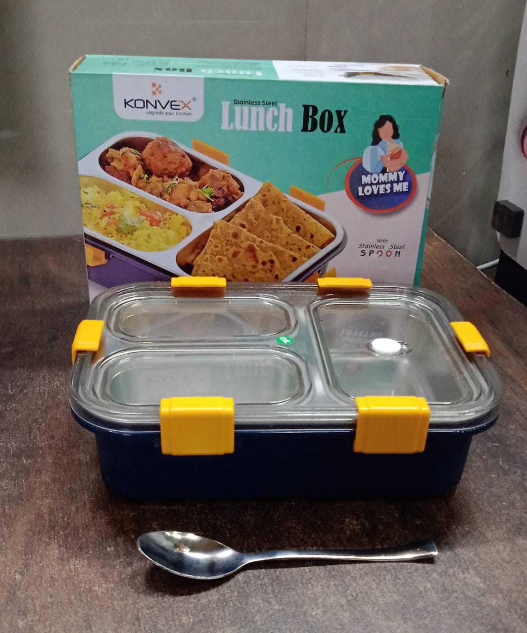 3-Compartment Lunch Box