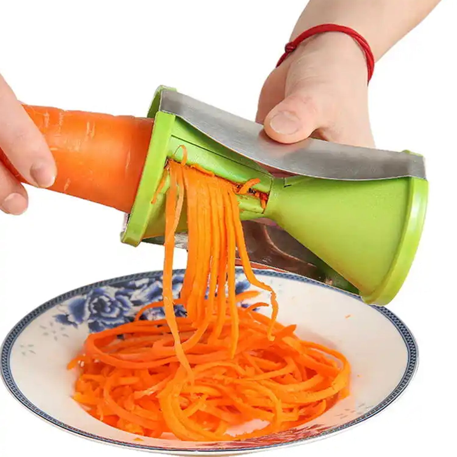 Portable Stainless Steel Vegetable Spiralizer Slicer