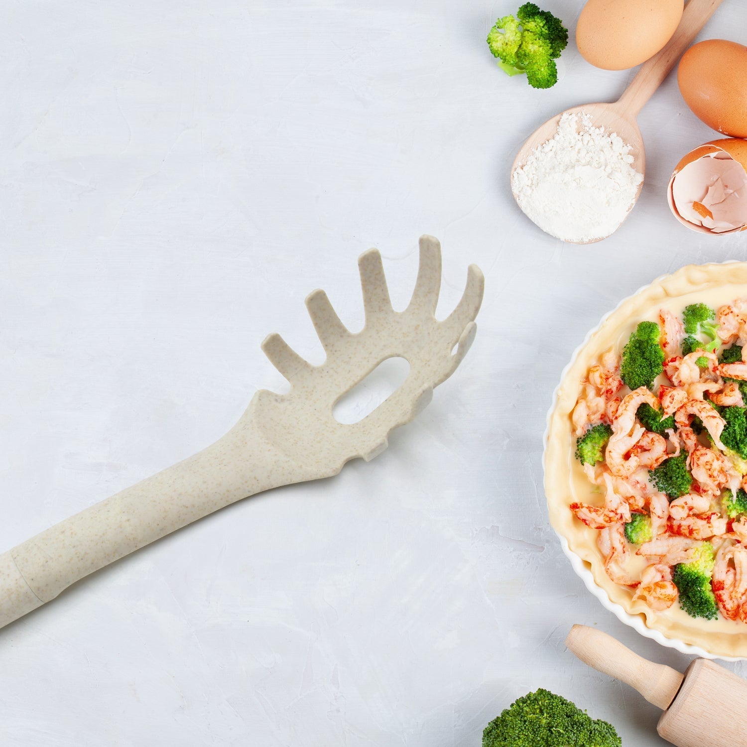 Heat-Resistant Abs Whisk and Soup Spoon
