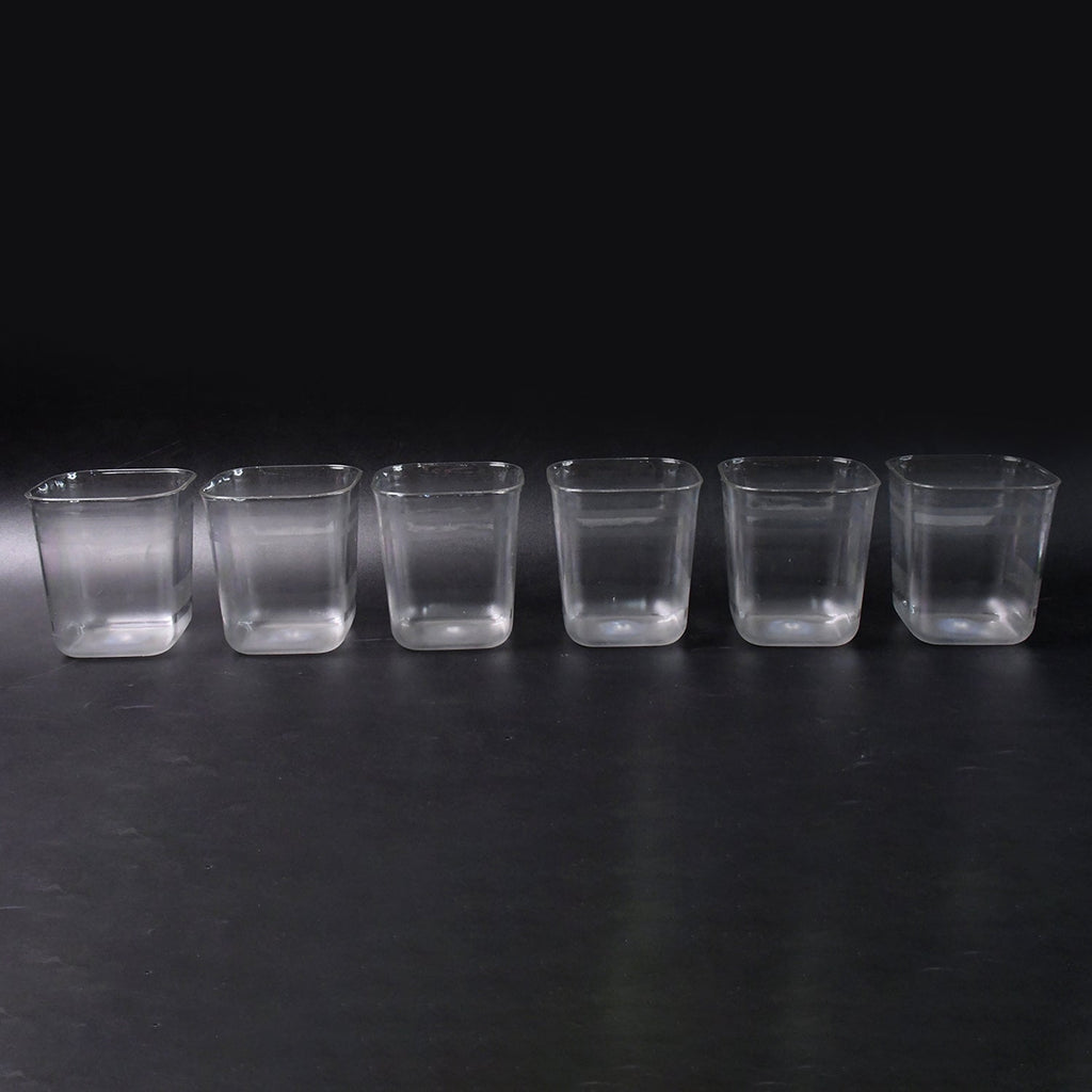 Crystal Clear Serving Glasses - Set of 6