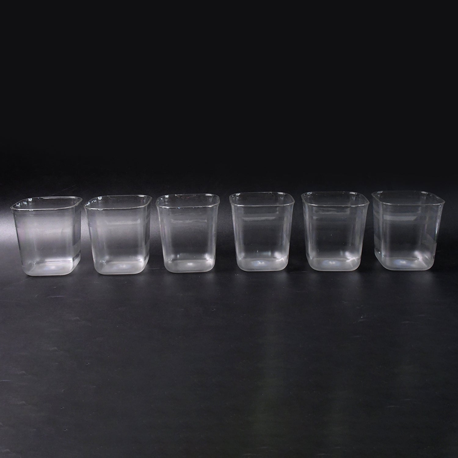 Crystal Clear Serving Glasses - Set of 6