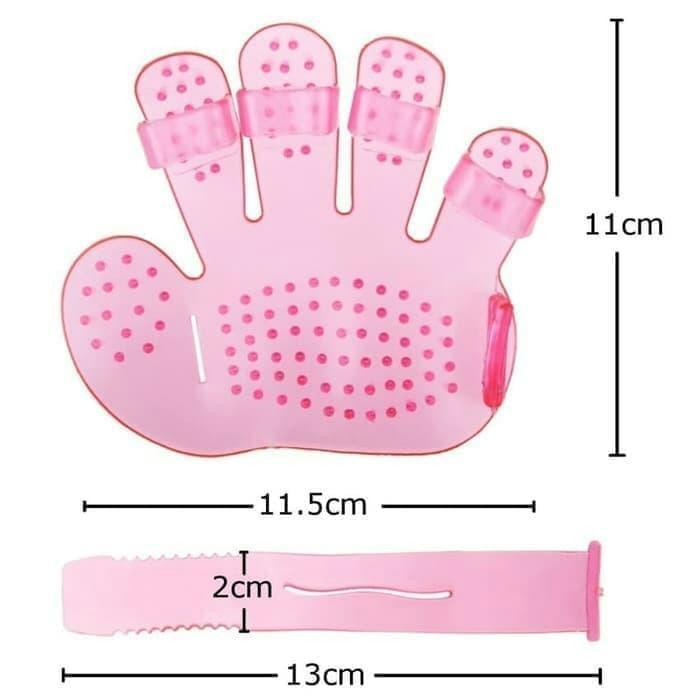 Rubber Pet Cleaning Glove Brush
