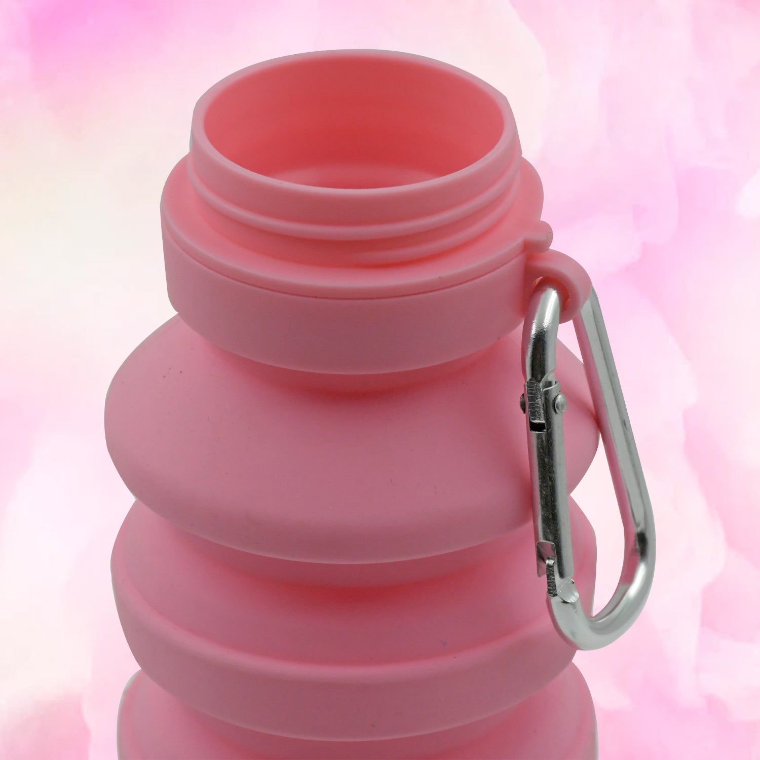 Silicone Foldable Sports Water Bottle