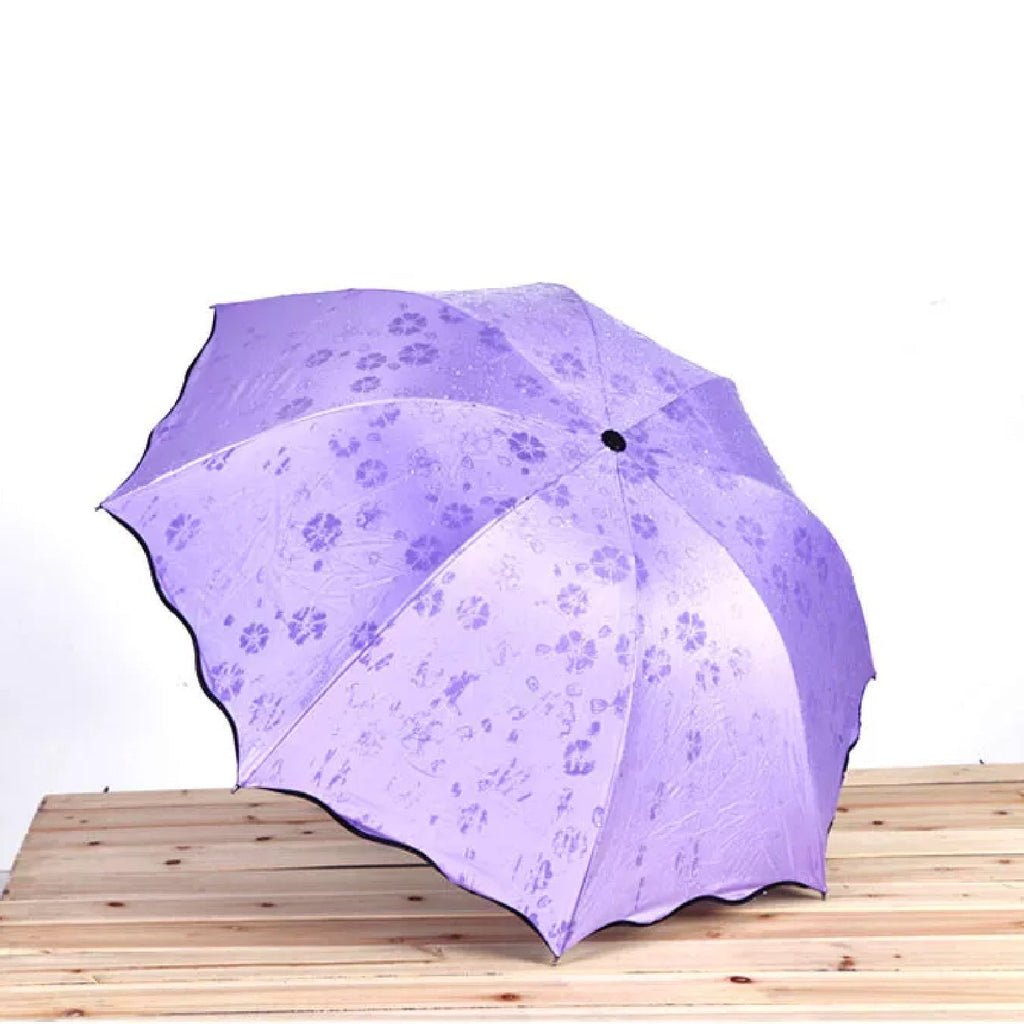 Changing Secret Blossoms Print Umbrella