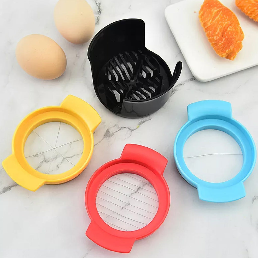 3-in-1 Stainless Steel Egg Cutter