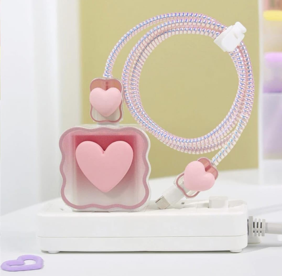 iPhone Charger Protector – Sweetheart Spark 'Pink'