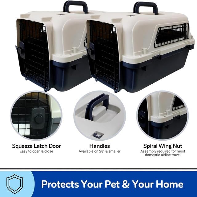 Cature Care™ Rolling Air-Ready Kennel with Wheels