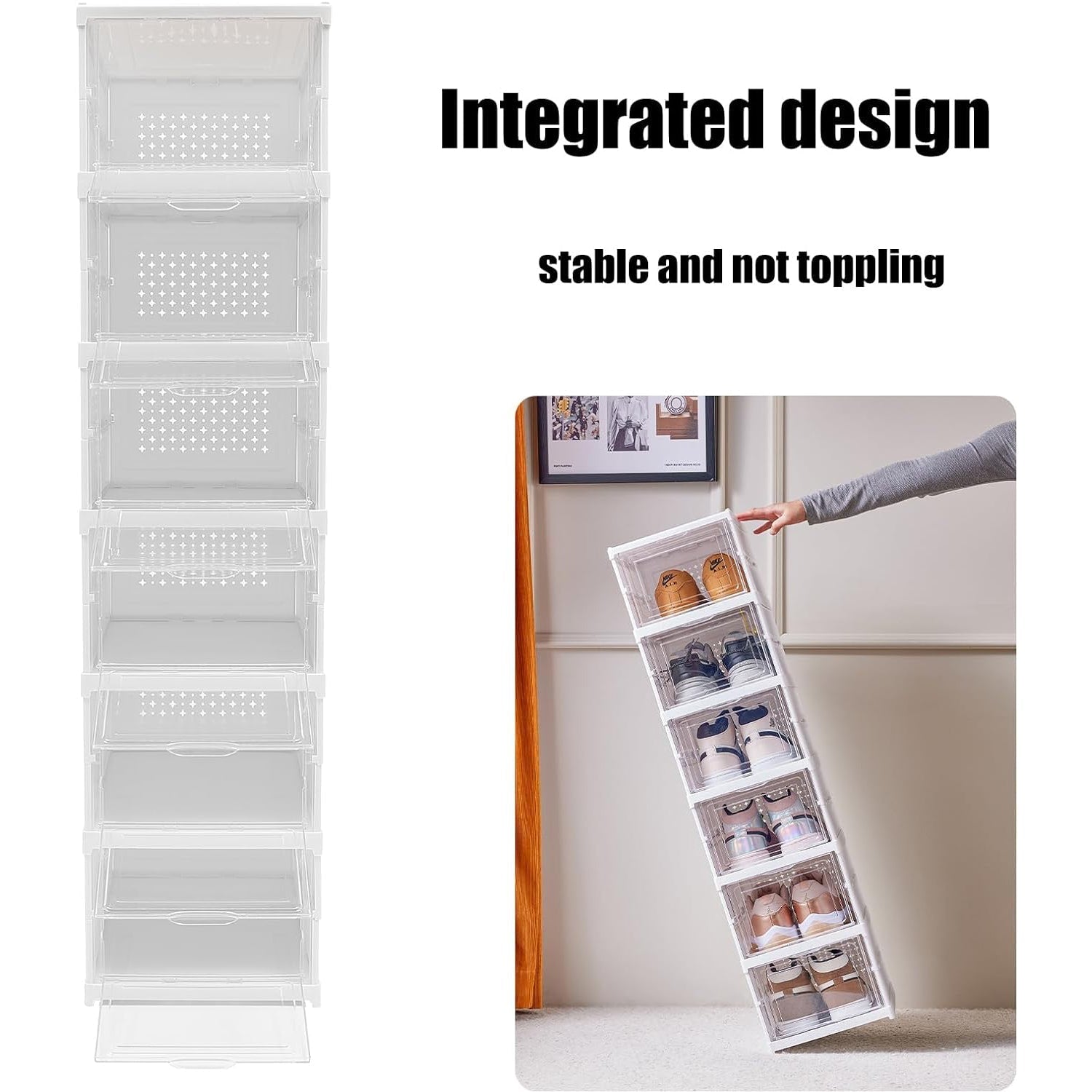 Foldable Storage Organizer Cart - 6 Layer