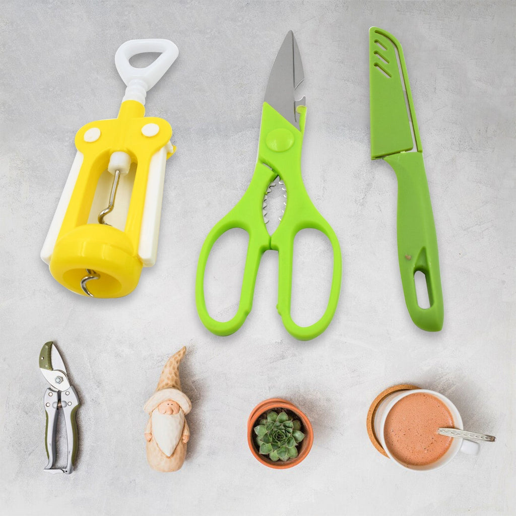 Stainless Steel Knife & Scissors Set