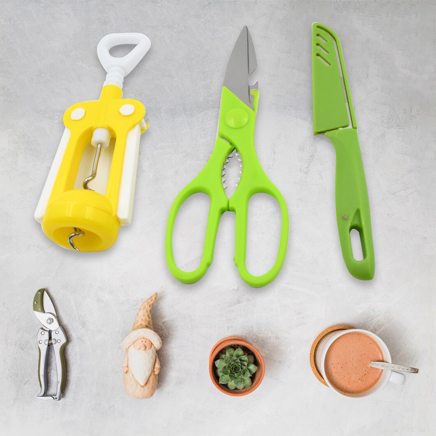 Stainless Steel Knife & Scissors Set