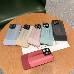 Desert Wolf Series - iPhone Mobile Case 'Green/Pink/Purple'