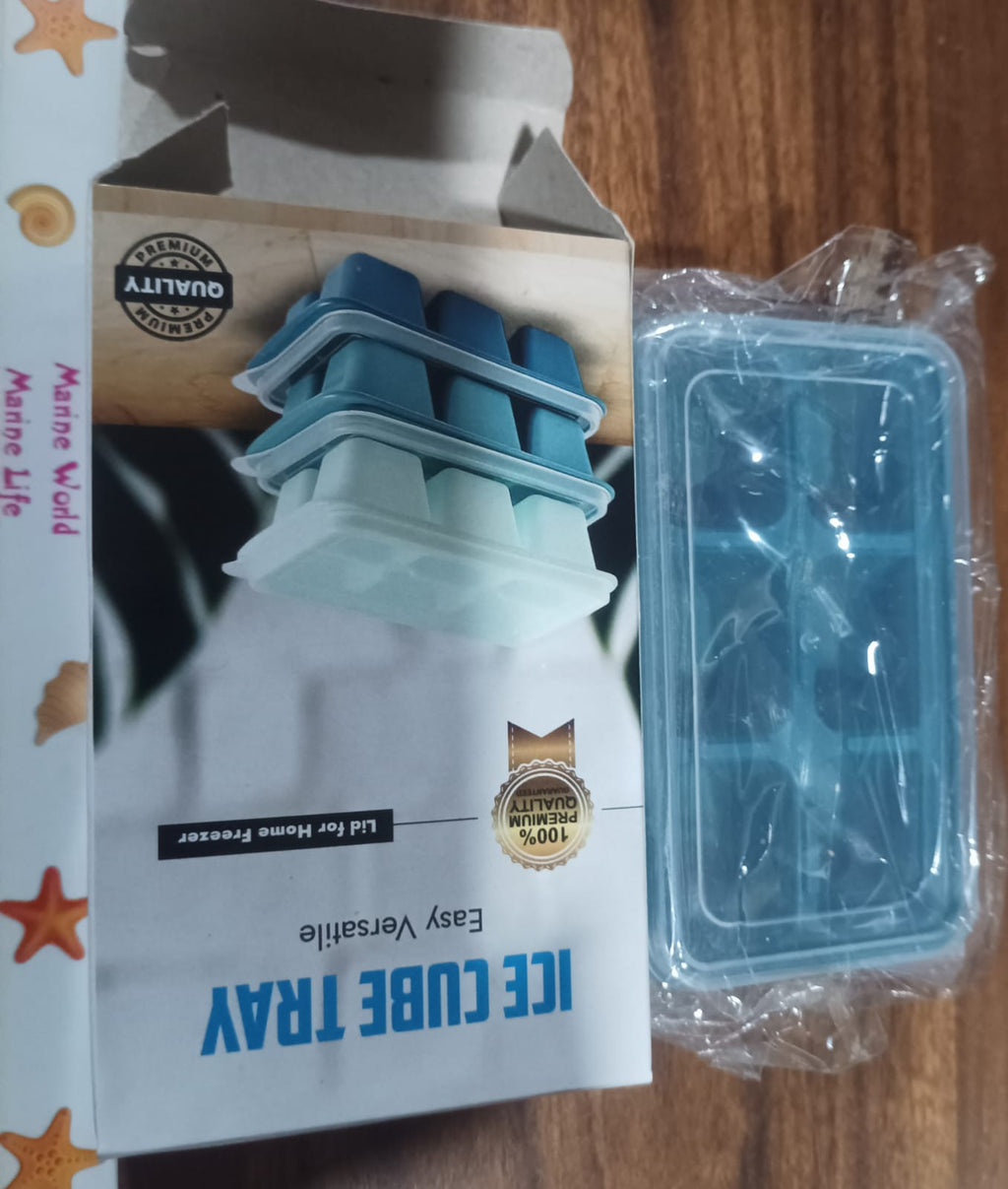 6-Grid Silicone Ice Tray with Box