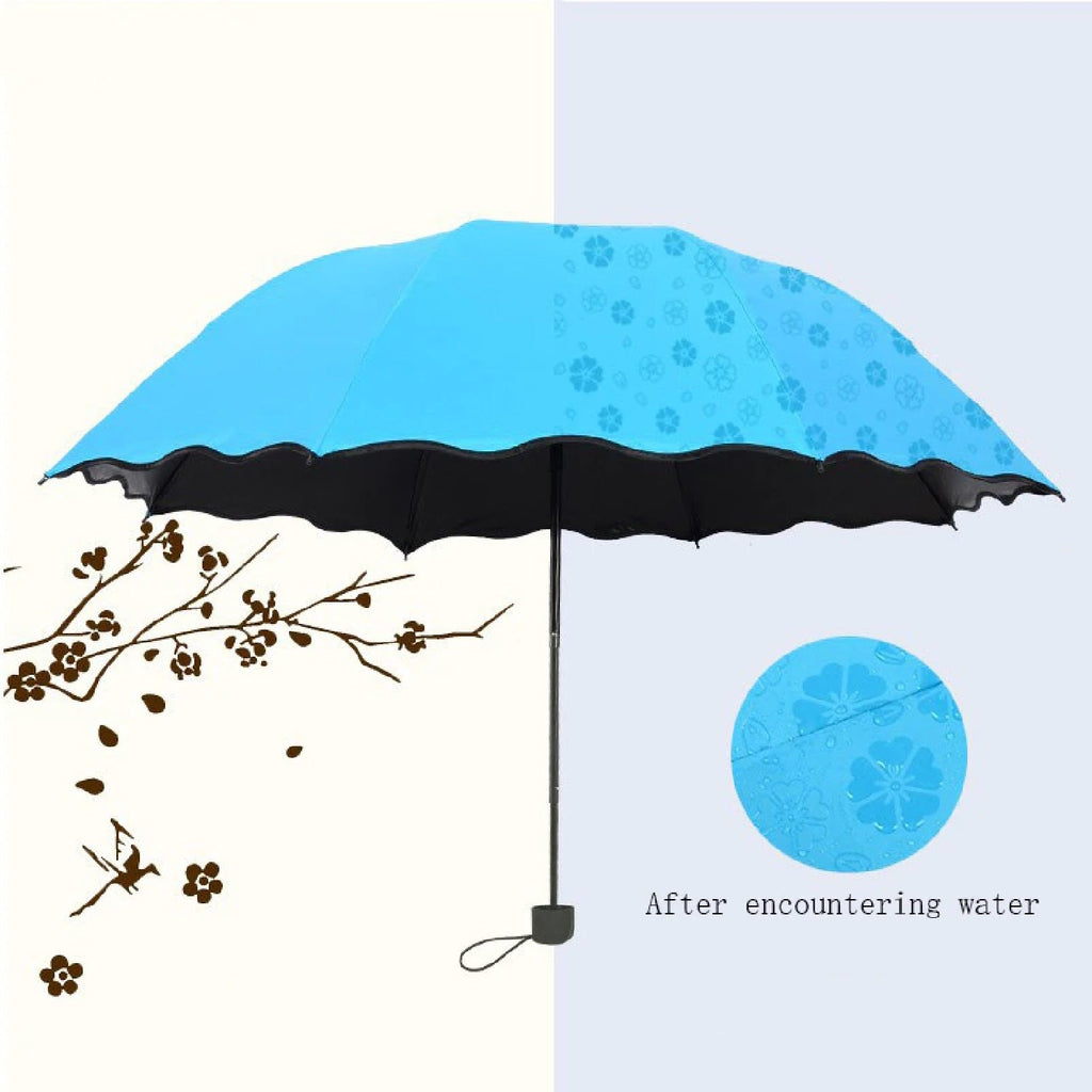 Changing Secret Blossoms Print Umbrella