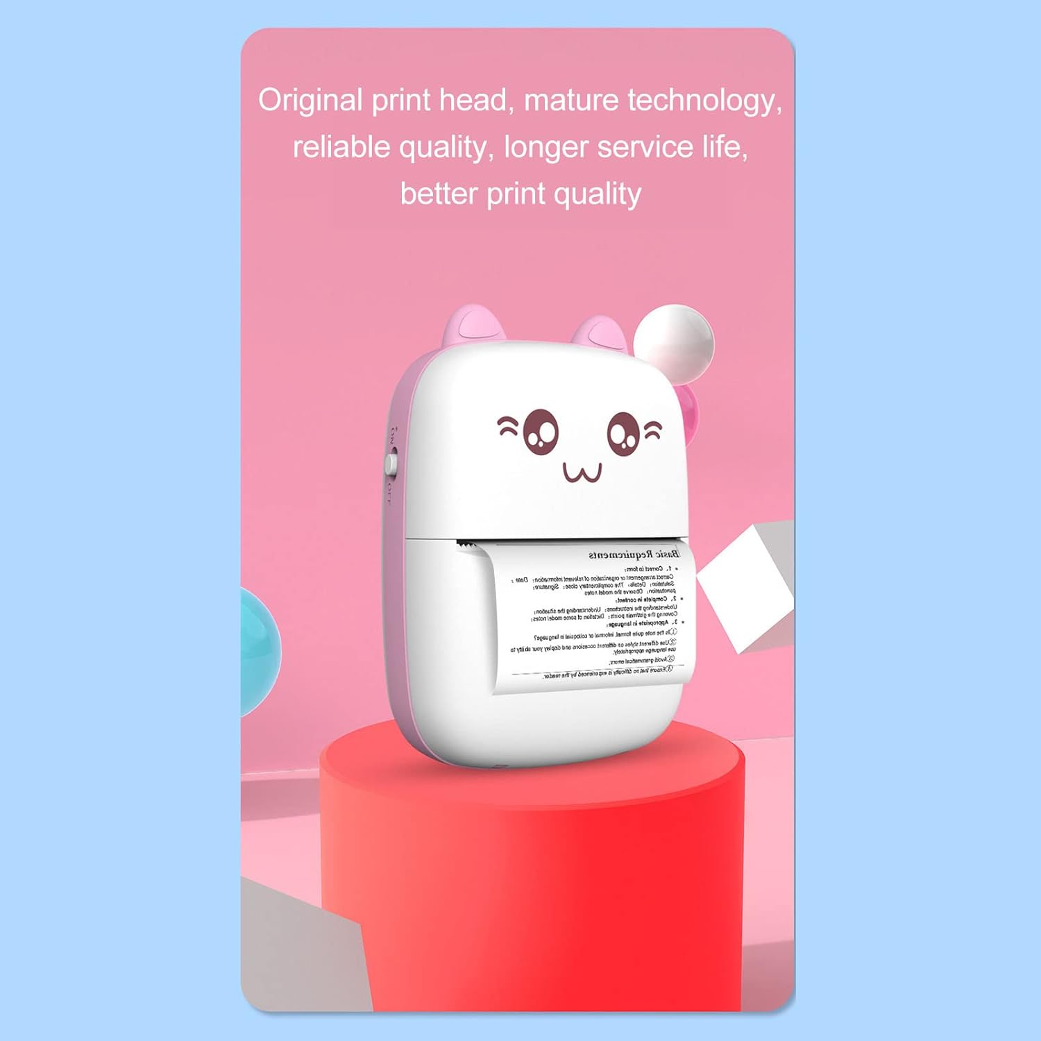 Pocket-Sized Wireless Photo Printer '1 Roll included'