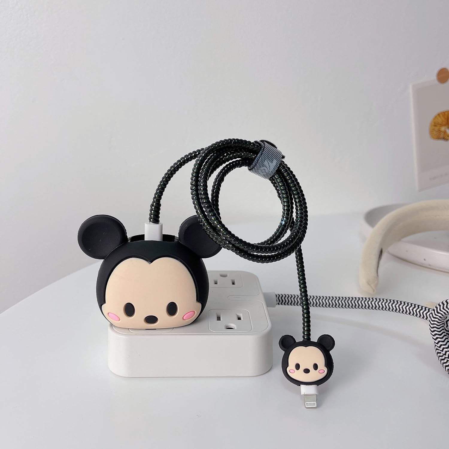 iPhone Charger Protector – Vintage Mouse