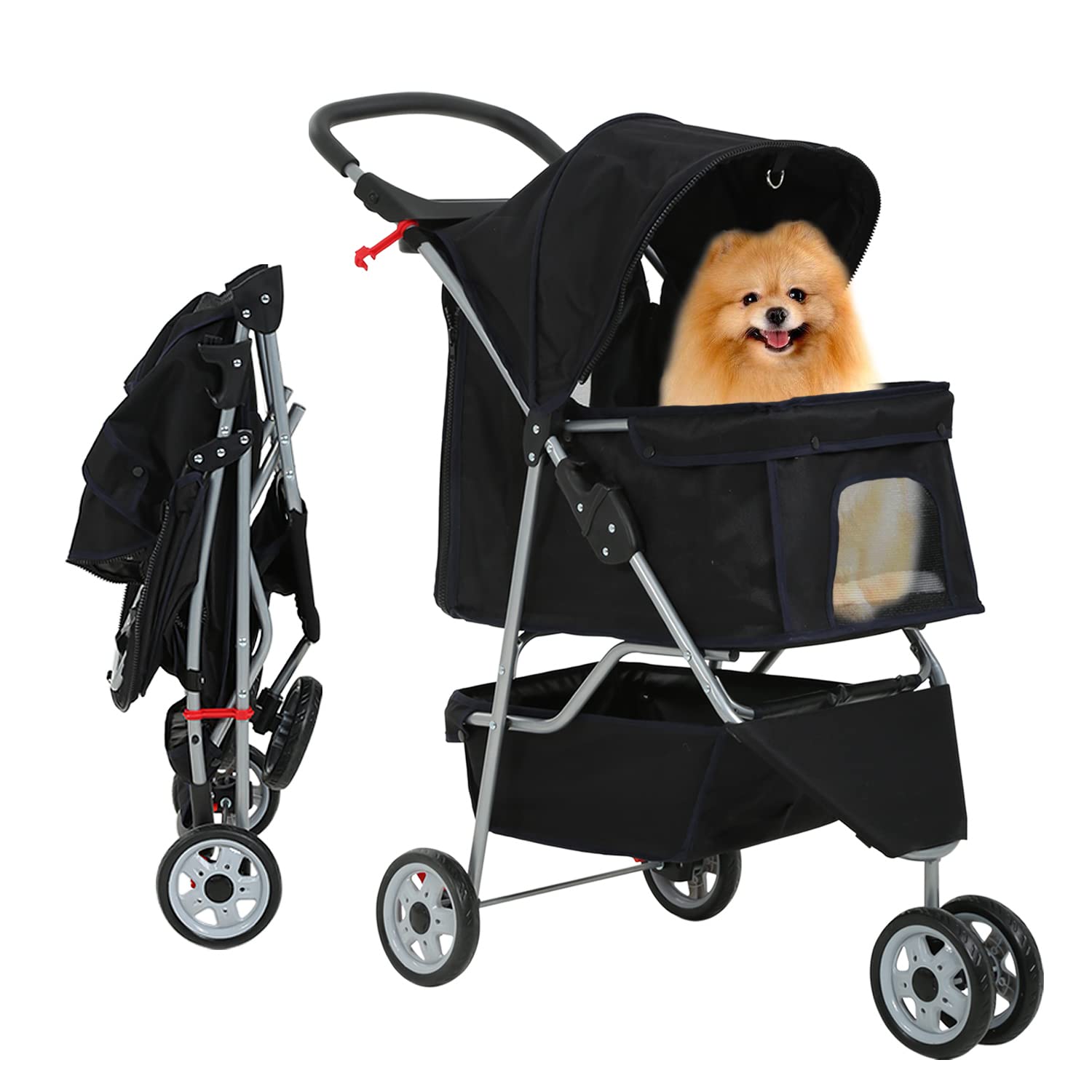 Paw Voyager Foldable Pet Stroller