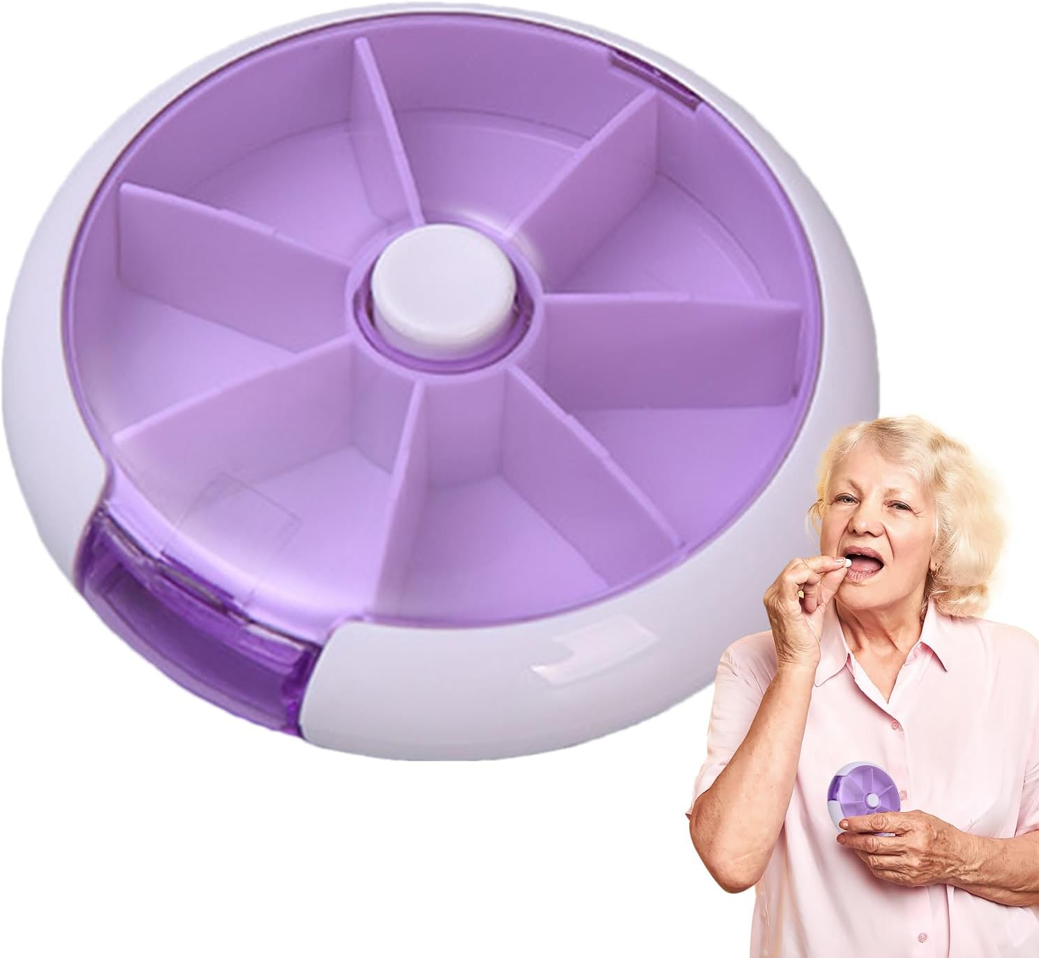 Portable 7-Day Pill Organizer