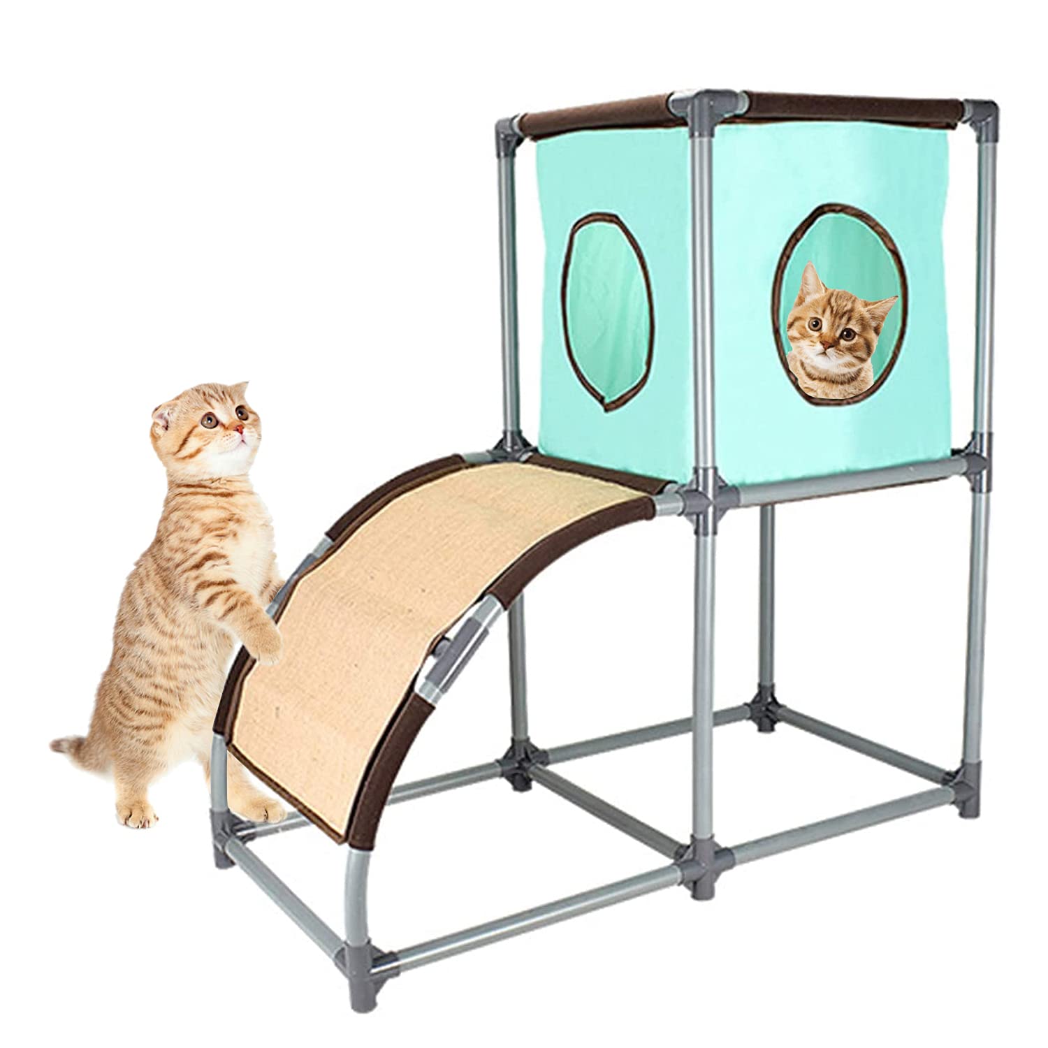 Detachable Cat Tree Tower with Platforms
