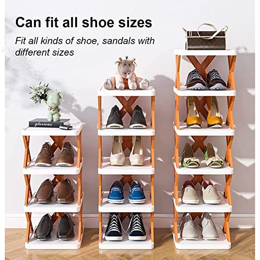 Shoe Rack for Small Spaces - 4 Layer