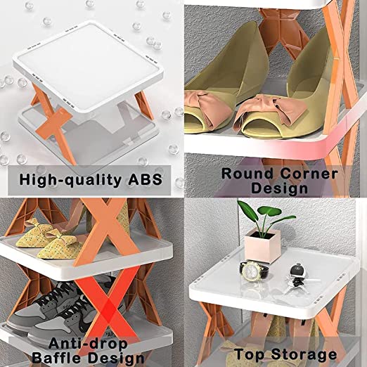 Shoe Rack for Small Spaces - 4 Layer