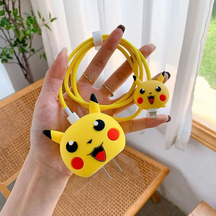 iPhone Charger Protector - Thunder Pika