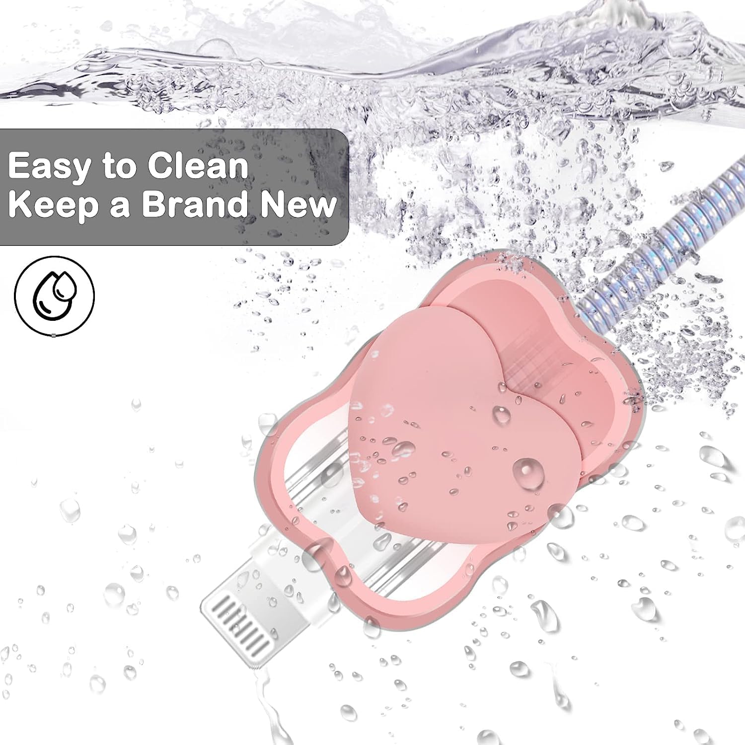 iPhone Charger Protector – Sweetheart Spark 'Pink'