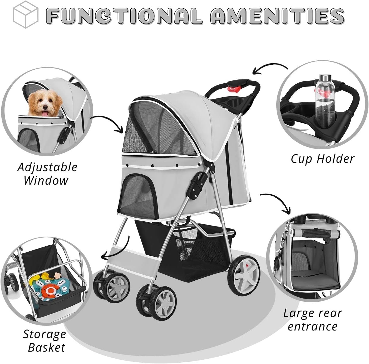 Flex Stroll Pet Stroller