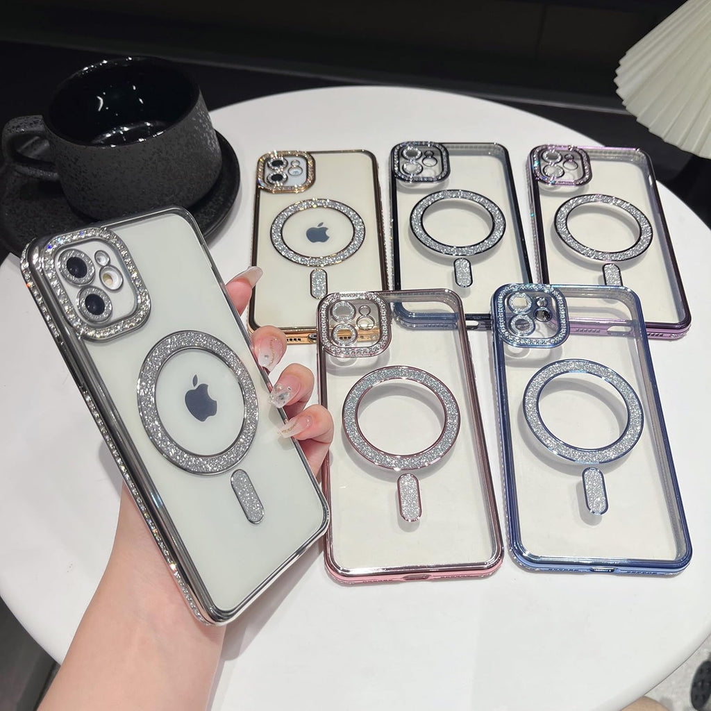 Glitter Diamond Series - iPhone Mobile Case 'Purple/Rose/Gol