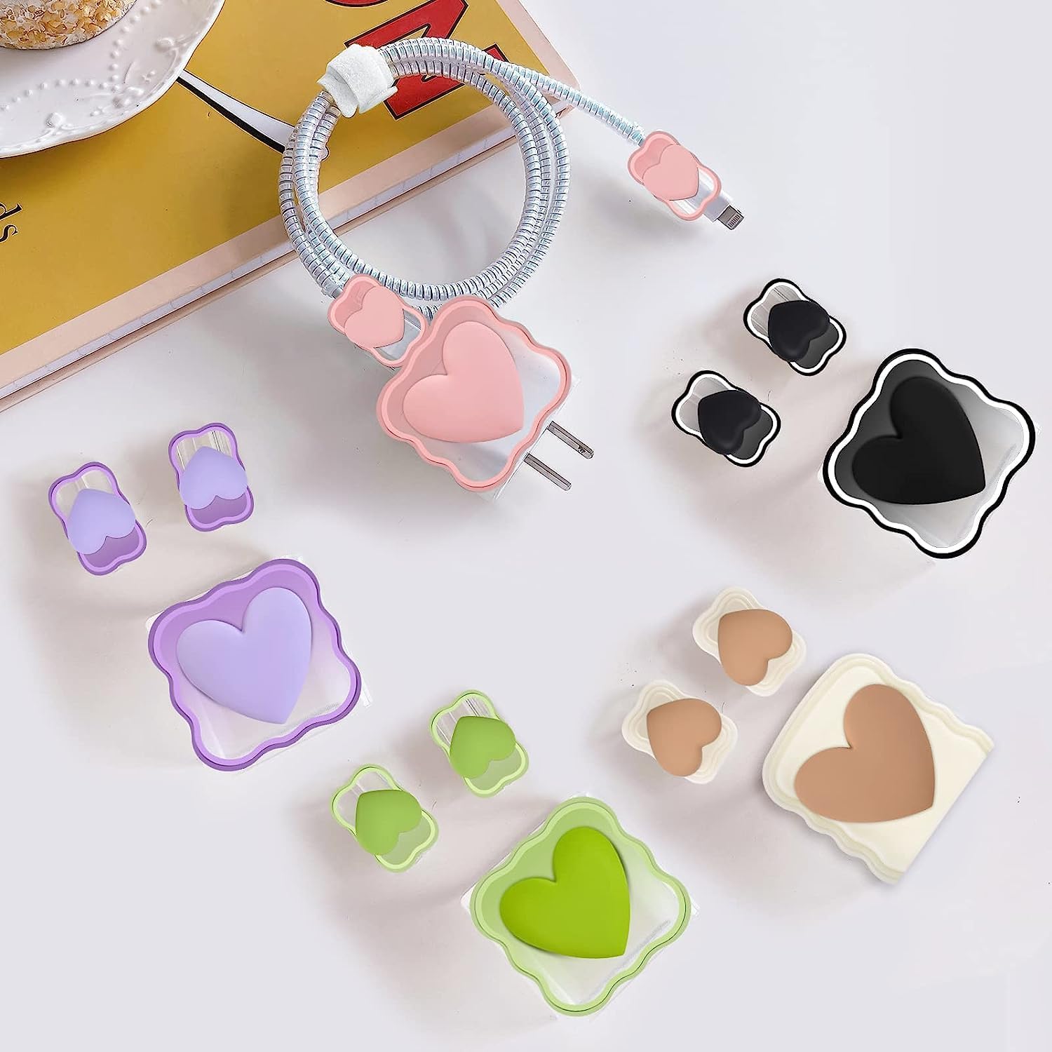 iPhone Charger Protector – Sweetheart Spark 'Pink'