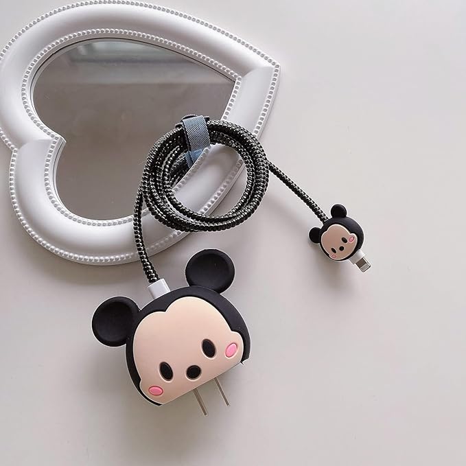 iPhone Charger Protector – Vintage Mouse
