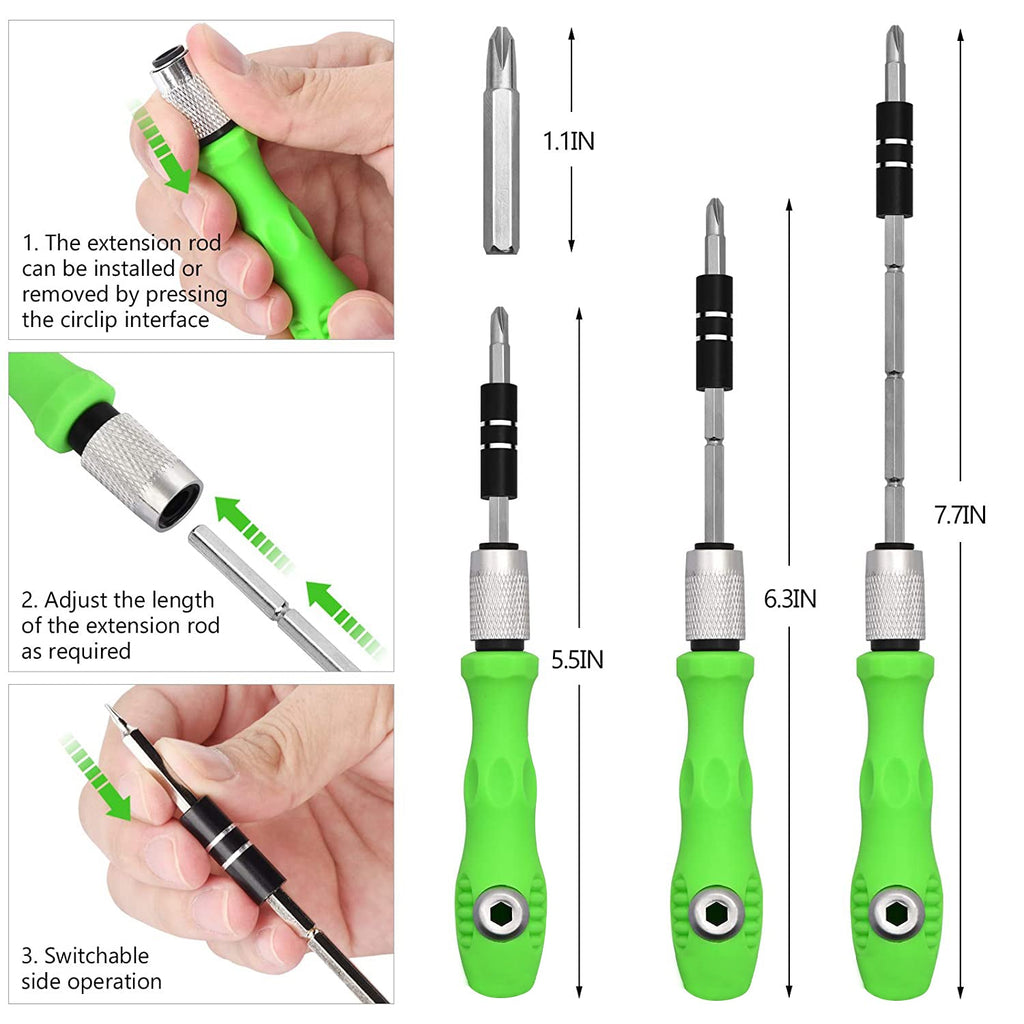 32-in-1 Mini Screwdriver with Extension