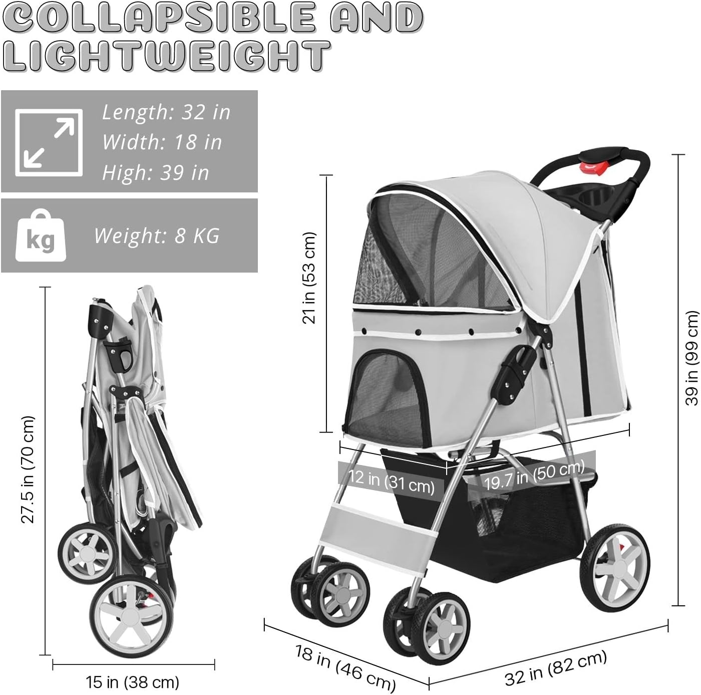 Flex Stroll Pet Stroller