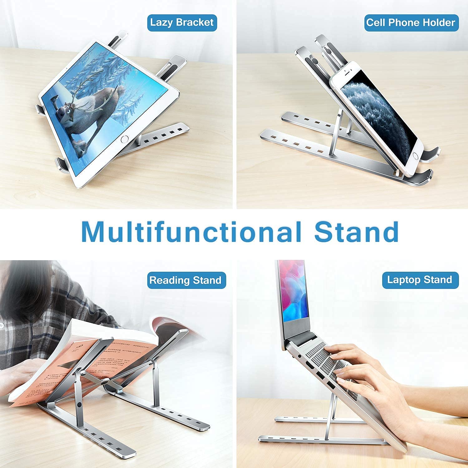 Multi-Device Adjustable Metal Stand