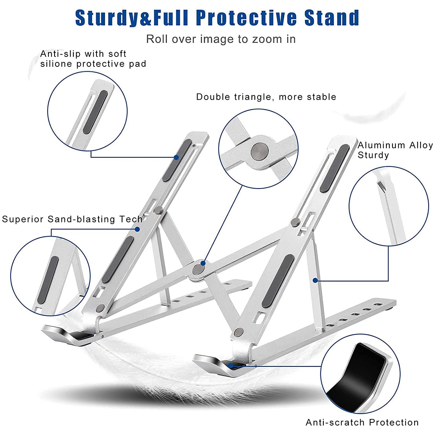 Multi-Device Adjustable Metal Stand