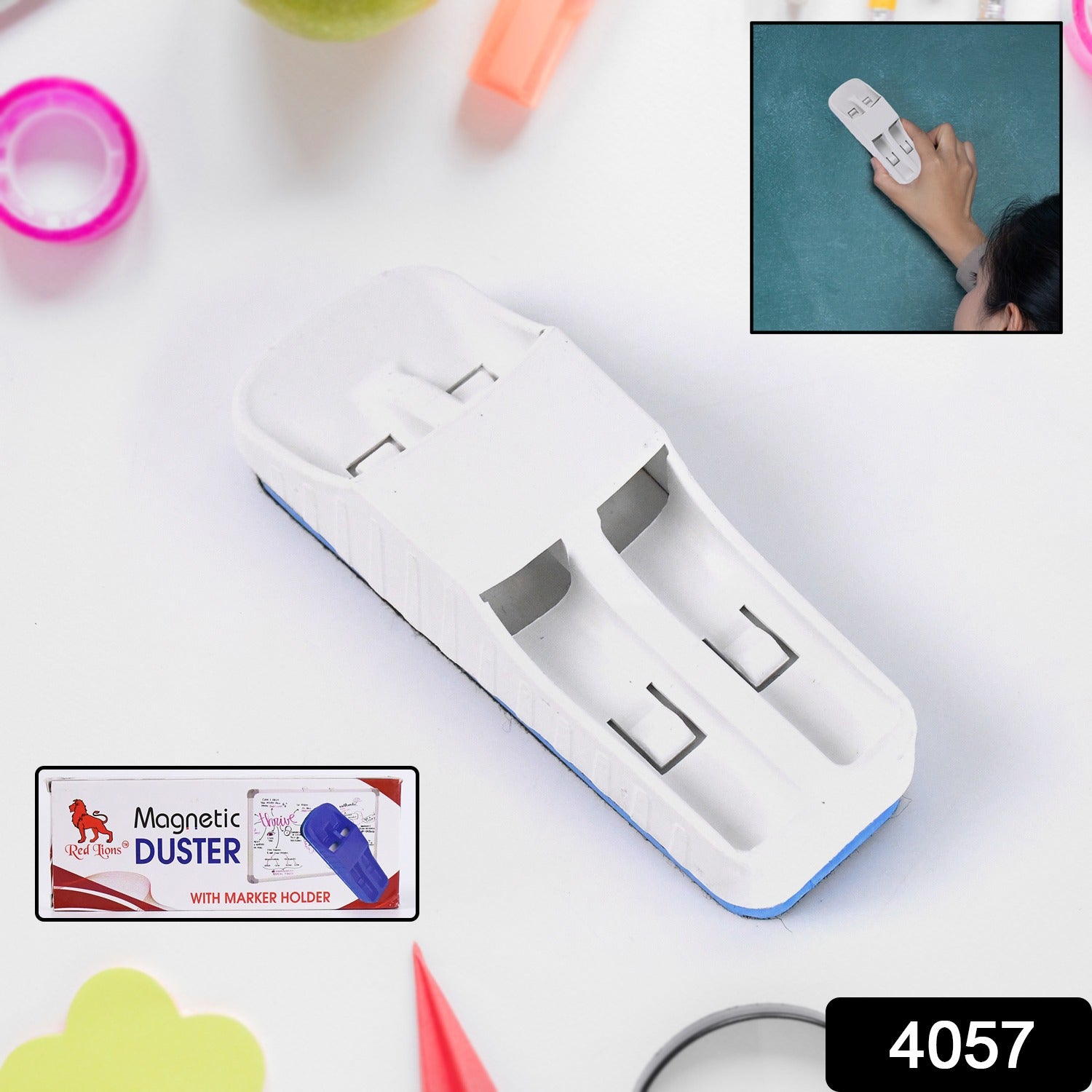 Magnetic Duster with Marker Holder
