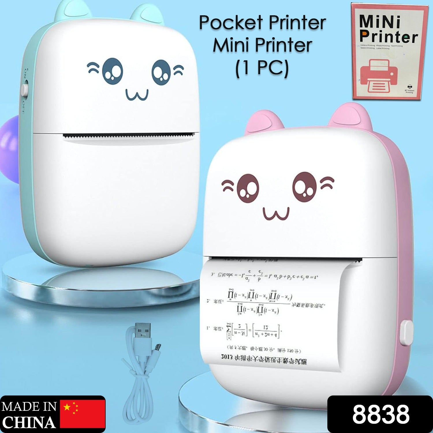 Pocket-Sized Wireless Photo Printer '1 Roll included'