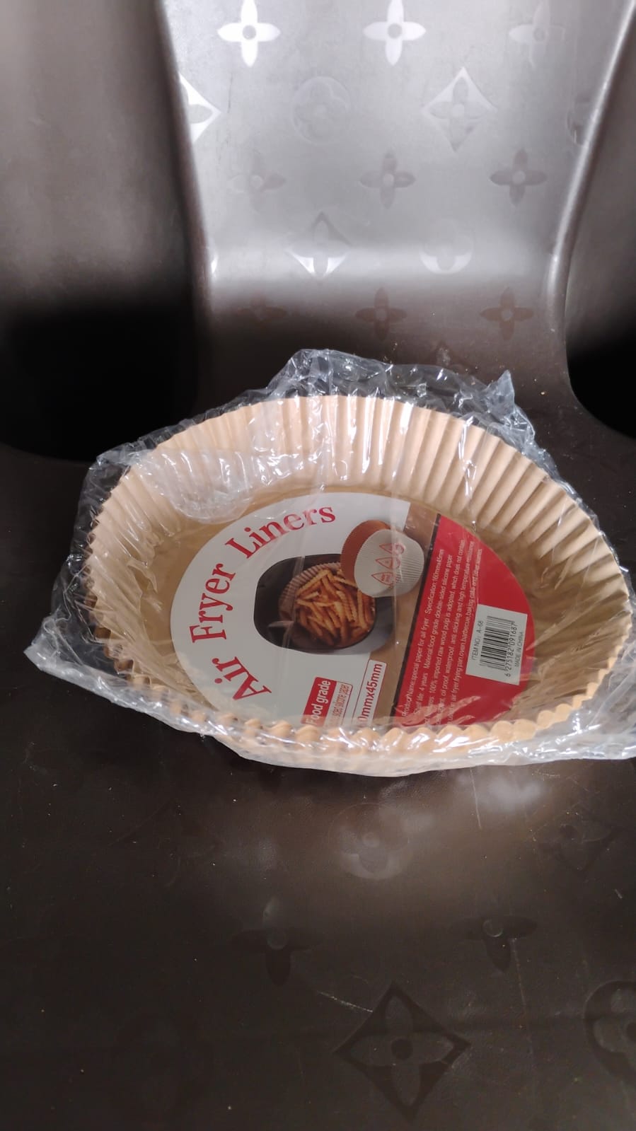 Round Air Fryer Paper Liners - 50-Piece