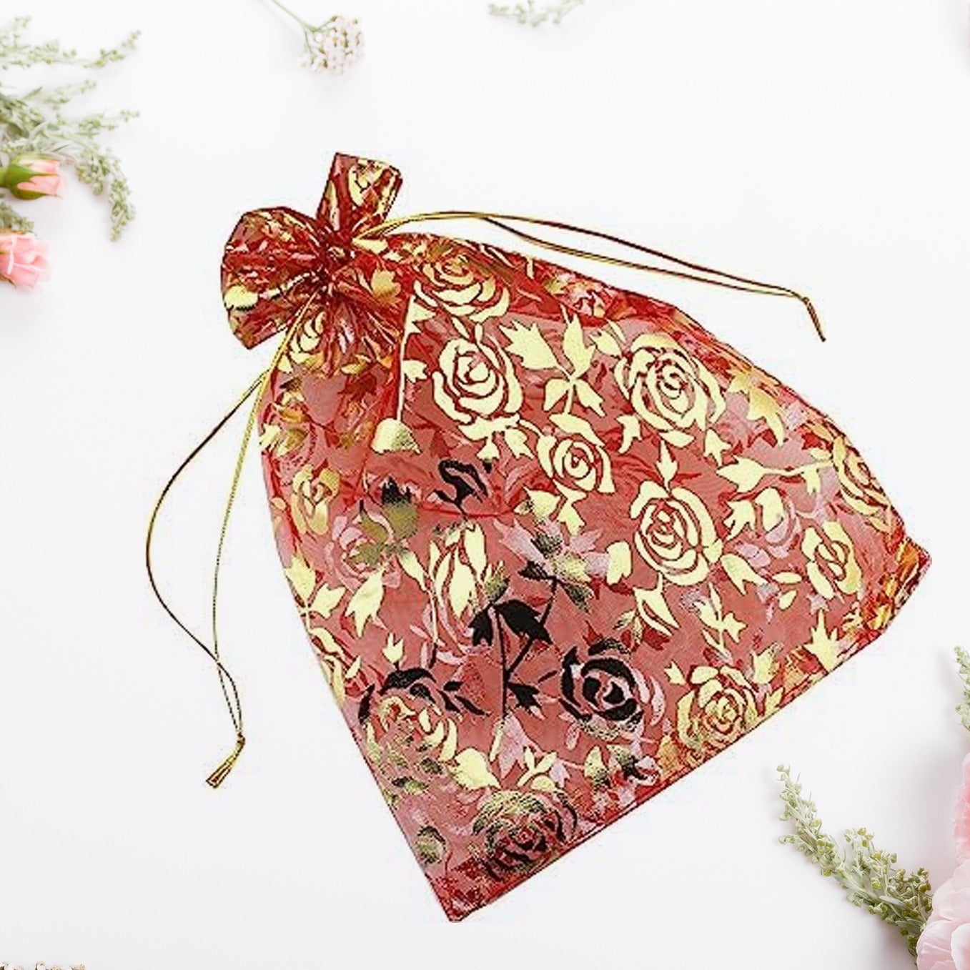 Organza potli for wedding favors
