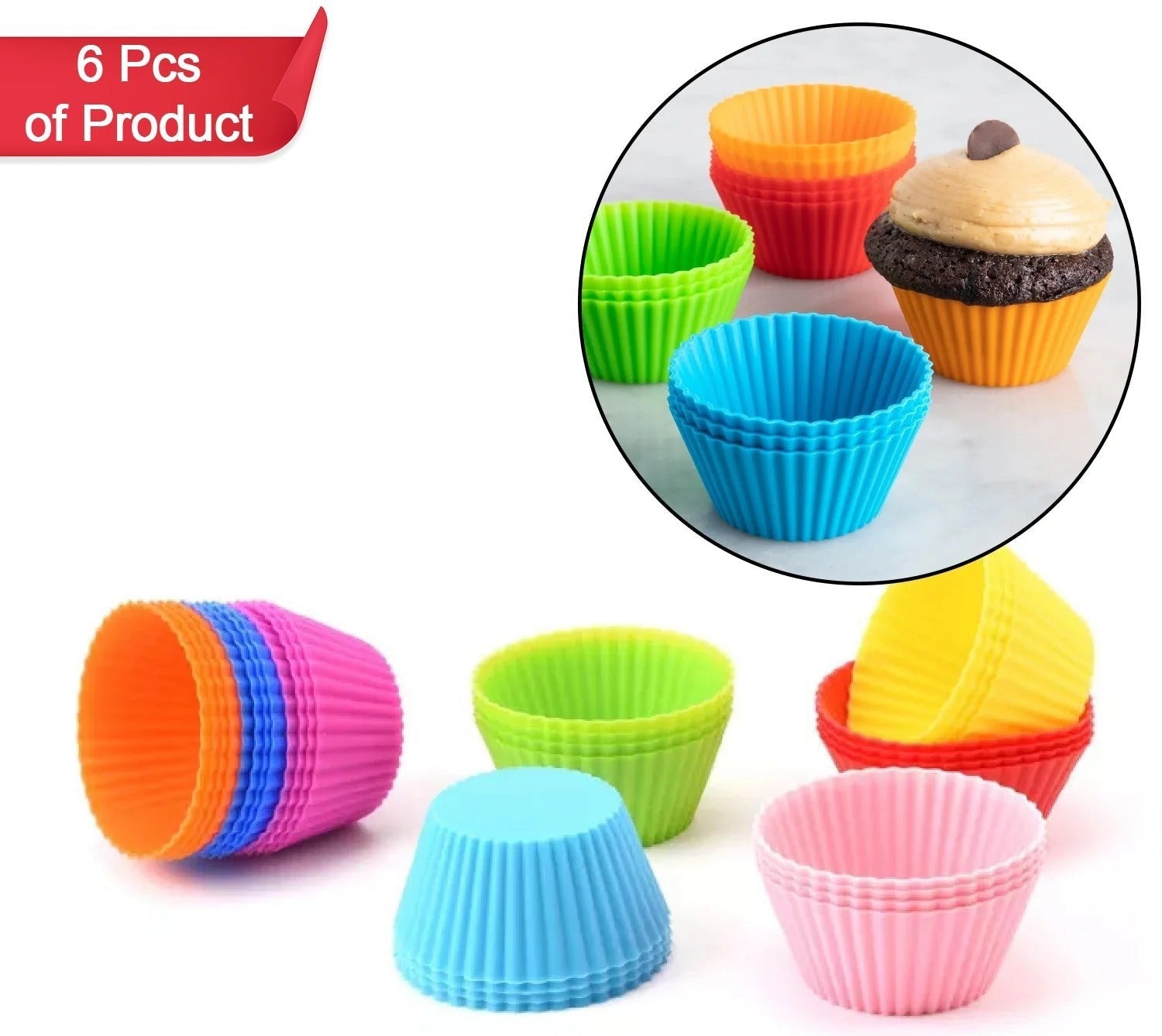 Baking silicone molds for cupcakes, fondant, and more