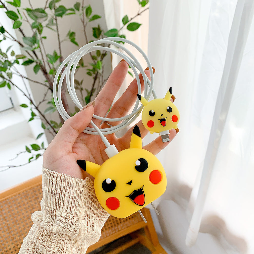 iPhone Charger Protector - Thunder Pika